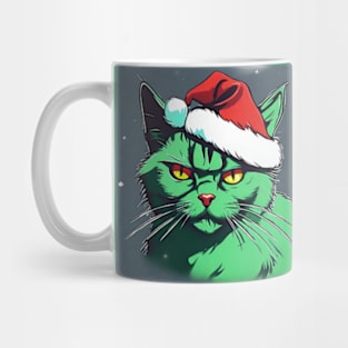 cute the grinch cat version Mug